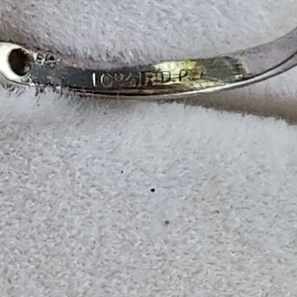 Vintage PLATINUM solitaire ENGAGMENT RING 2 CT Charles Colvard Moissanite. Sz 6 - Picture 4 of 16